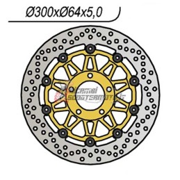 DISCO DE FRENO DELANTERO SUZUKI GSX 750 1998-2001