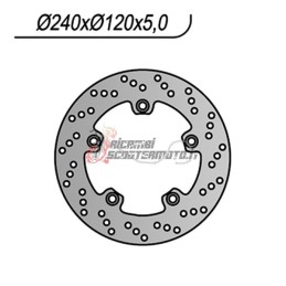 DISCO DE FRENO TRASERO SUZUKI GSR 600 2006-2010