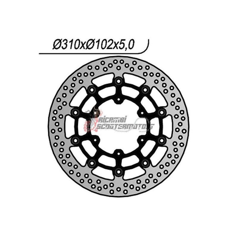 DISCO DE FRENO DELANTERO SUZUKI GSX-R 600 2008-2010 DISCO DE FRENO DELANTERO SUZUKI GSX-R 600 2008-2010