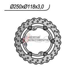 DISCO DE FRENO DELANTERO SUZUKI RMZ 4T 250 2007-2018
