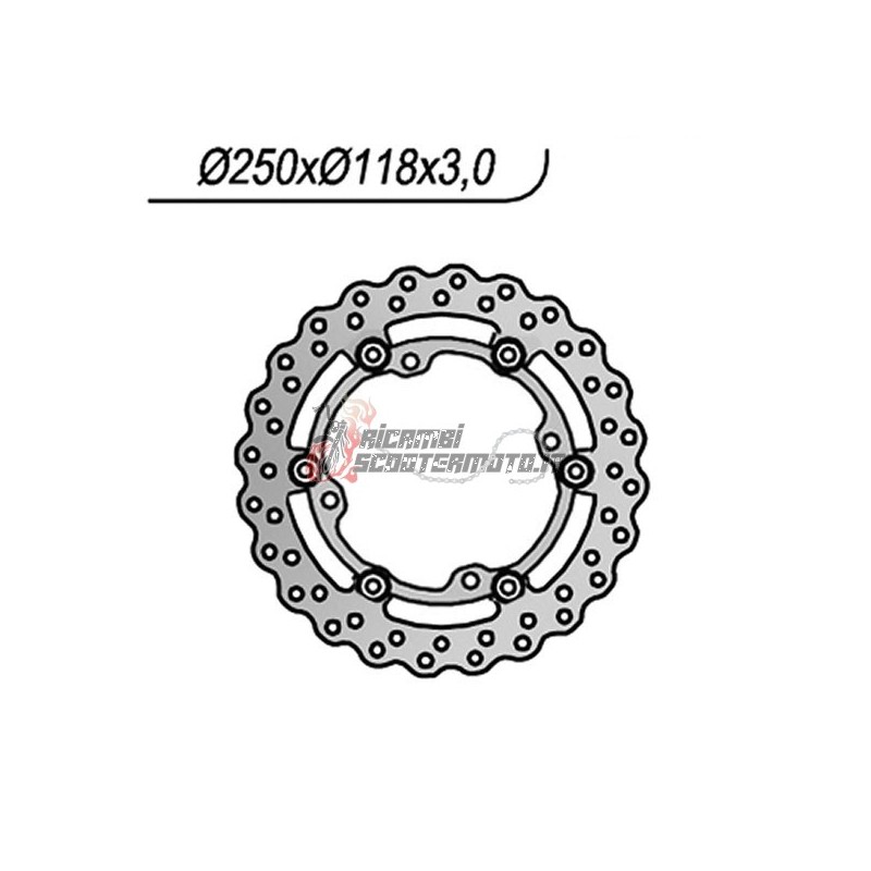 DISCO DE FRENO DELANTERO SUZUKI RMZ 4T 250 2007-2018
