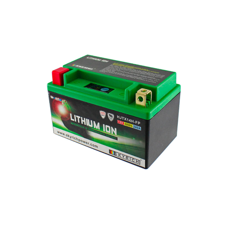 BATERÍA DE LITIO SKYRICH HJTX14H-FP PARA MOTOCICLETA, SCOOTER, QUAD CROSS