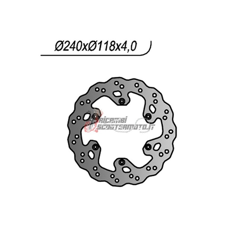 DISCO DE FRENO TRASERO SUZUKI RM 125 1999-2008