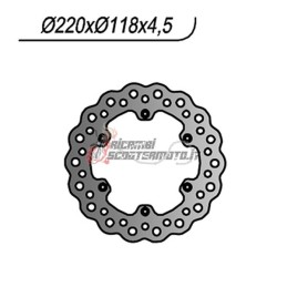 DISCO DE FRENO TRASERO SUZUKI DR SM 125 2009-2012