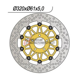 DISCO DE FRENO DELANTERO SUZUKI VZ MARAUDER 1600 2004-2005
