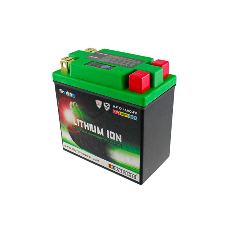 BATERÍA DE LITIO SKYRICH HJTX14AHQ-FP PARA MOTOCICLETA, SCOOTER, QUAD CROSS