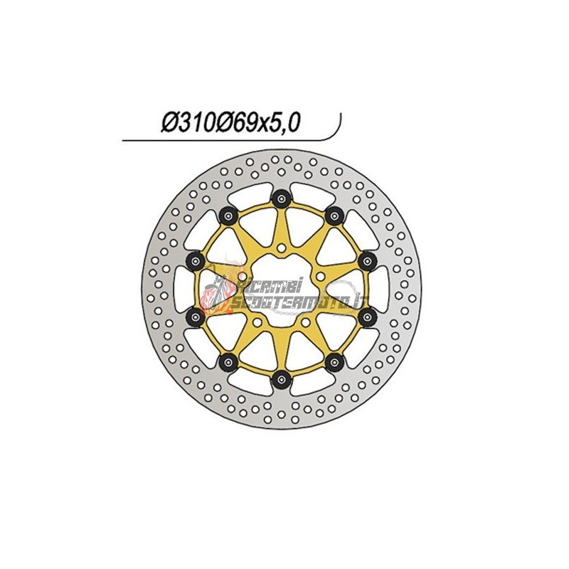 DISCO DE FRENO DELANTERO SUZUKI DL V-STROM 650 2004-2006 DISCO DE FRENO DELANTERO SUZUKI DL V-STROM 650 2004-2006