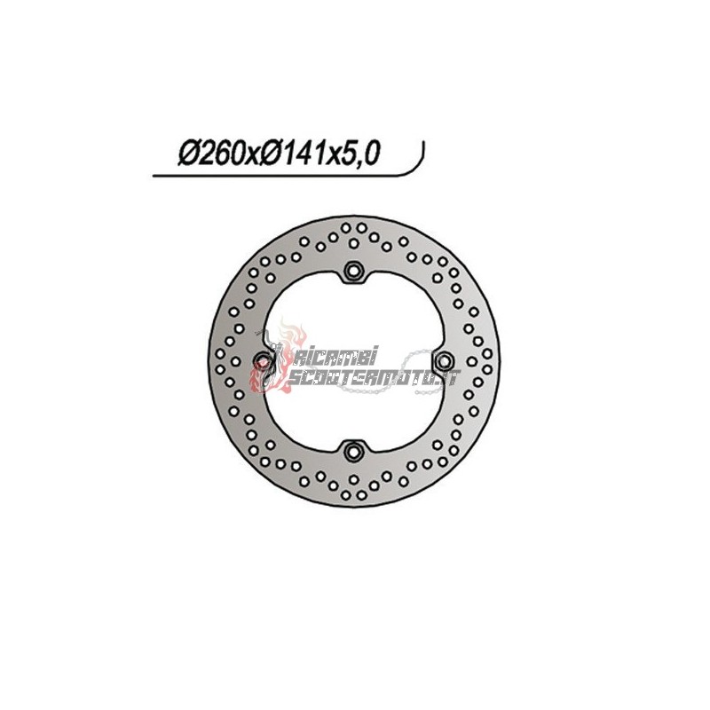 DISQUE DE FREIN ARRIÈRE KAWASAKI KLV 1000 2004-2005