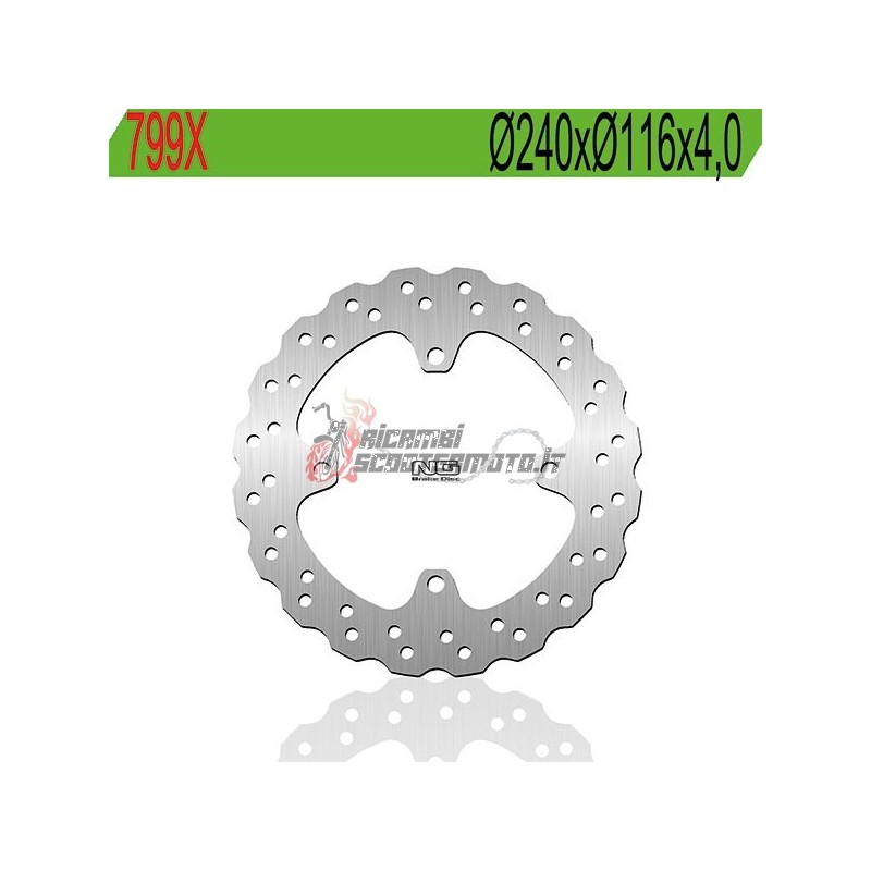 DISCO DE FRENO TRASERO SUZUKI RMZ 4T 250 2004-2006