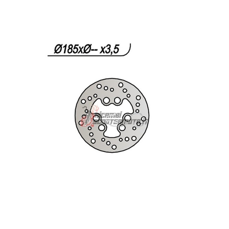 REAR BRAKE DISC MOTOR HISPANIA ROLLING BULL 50 1997-1997