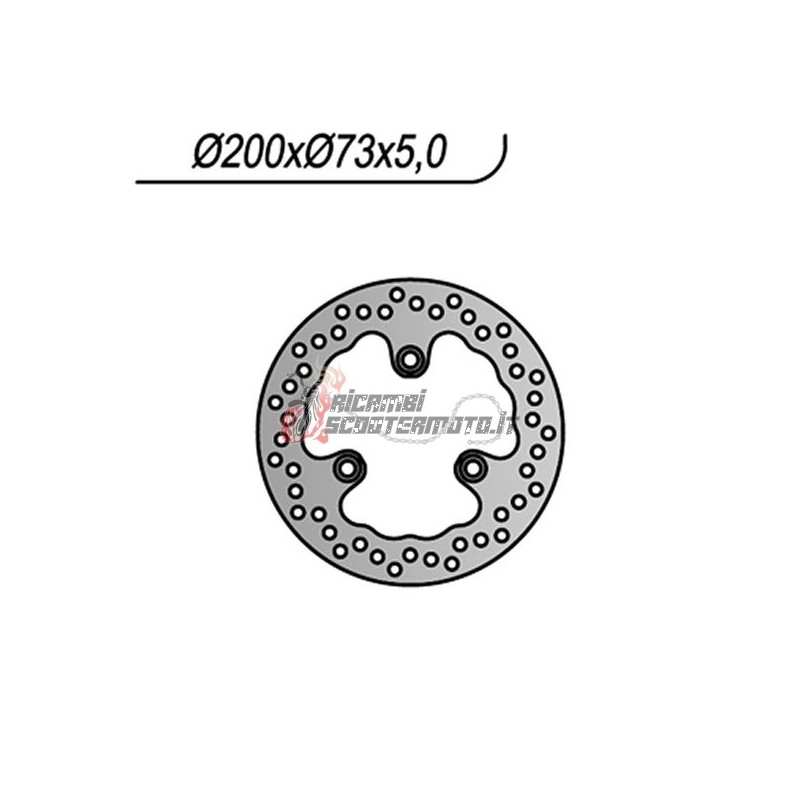 DISCO DE FRENO TRASERO SYM JOYRIDE 125 2001-2002