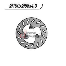 FRONT BRAKE DISC PIAGGIO FLY 4T 2V 50 2012-2014