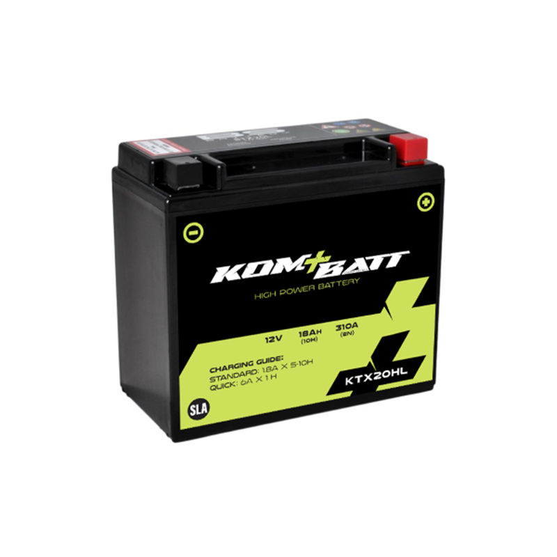 KOMBATT GEL KTX20HL MOTORCYCLE SCOOTER QUAD CROSS BATTERY