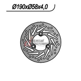 REAR BRAKE DISC SYM FIDDLE II S 4T 50 2009-2011