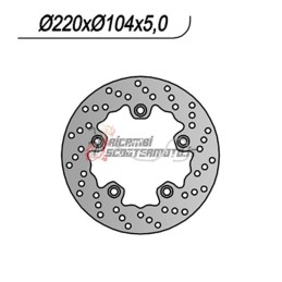 REAR BRAKE DISC TGB X MOTION LC 4T 125 2008-2008