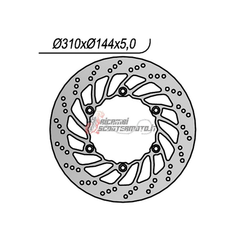 FRONT BRAKE DISC TRIUMPH AMERICA CARB. 790 2002-2002