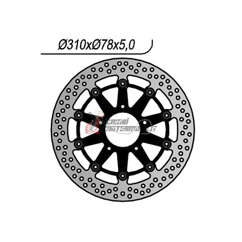 DISCO DE FRENO DELANTERO TRIUMPH BABY SPEED 600 2001-2002