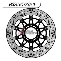 DISCO DE FRENO DELANTERO TRIUMPH SPEED TRIPLE EFI 885 1997-1999