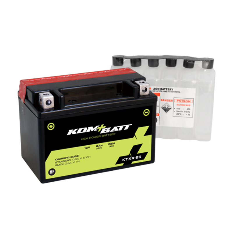 Kombatt MF KTX9-BS Batterie MOTORRAD ROLLER QUAD CROSS