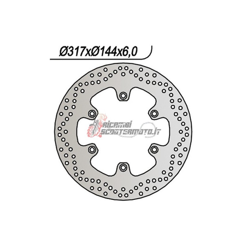 DISQUE DE FREIN AVANT SINISTRO TRIUMPH THRUXTON 865 2004-2013