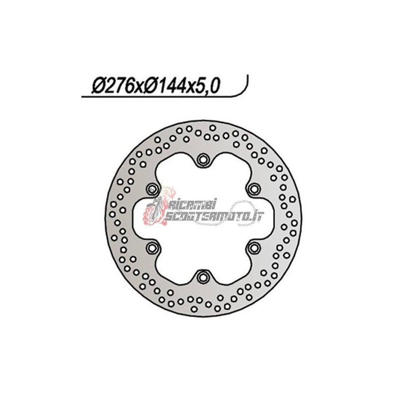 FRONT BRAKE DISC HONDA CBR R 125 2004-2010