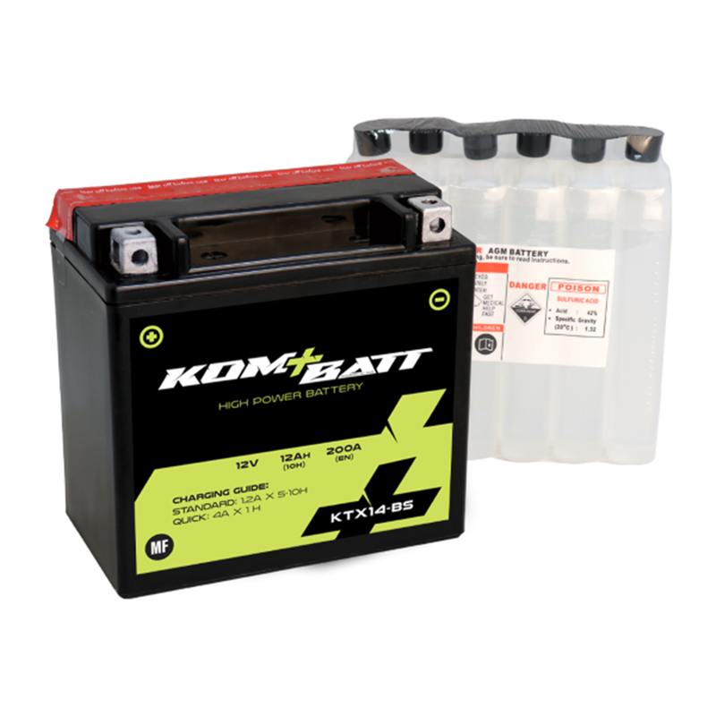 Batería Kombatt MF KTX12-BS MOTO PATINETE QUAD CROSS