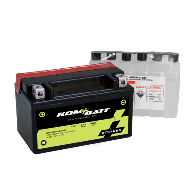 Kombatt KTX7A-BS MOTORCYCLE SCOOTER QUAD CROSS battery