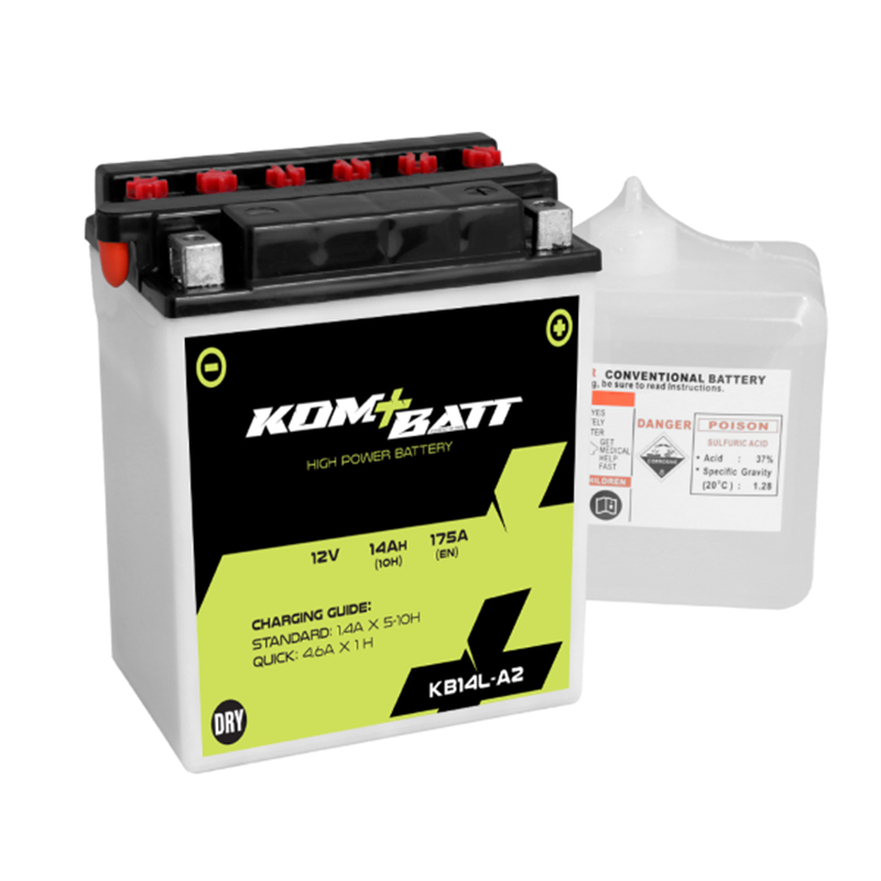 Kombatt KB14L-A2 Batterie MOTORRAD ROLLER QUAD CROSS