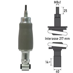 BCR FRONT SHOCK ABSORBER VESPA CLASSIC VESPA 50 L (V5A1T) 50 1966-1970