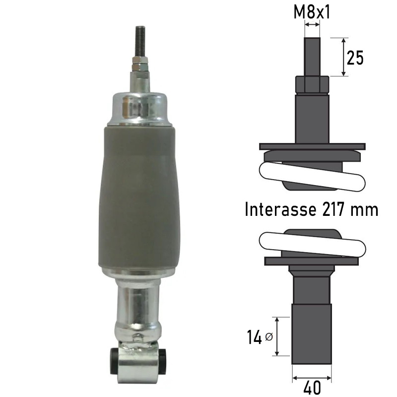 BCR FRONT SHOCK ABSORBER VESPA CLASSIC VESPA 50 L (V5A1T) 50 1966-1970