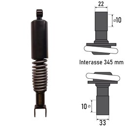 BCR REAR SHOCK ABSORBER APRILIA SCARABEO QUATTRO 50 2009