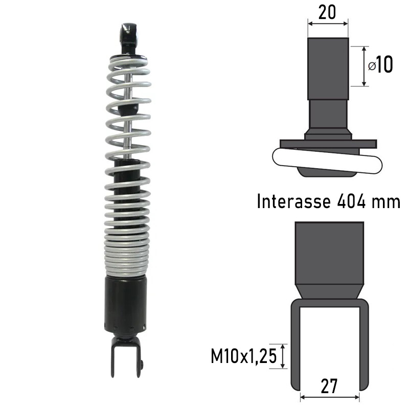 BCR REAR SHOCK ABSORBER HONDA ANF 125 Innova 125 2005
