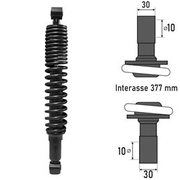 BCR REAR SHOCK ABSORBER PIAGGIO BEVERLY 500 2002-2006