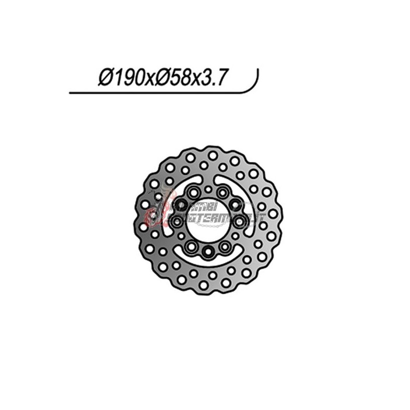 FRONT BRAKE DISC GENERIC CRACKER 50 2009-2011