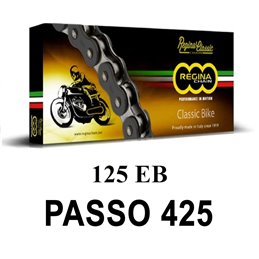 REINA DE LA CADENA 125EB 130 MAGLIE PASSO 425 NERO     