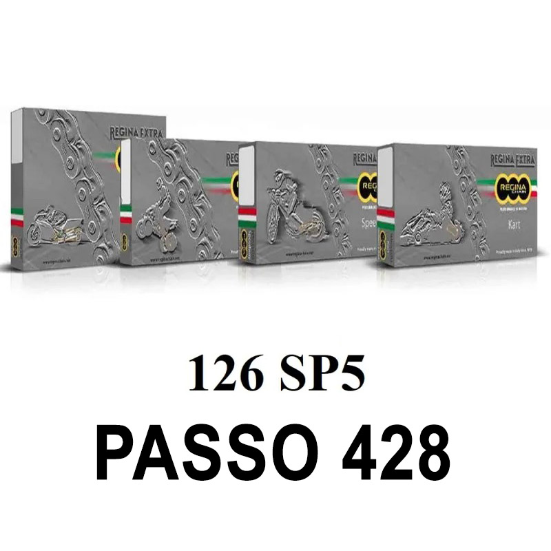 CHAIN QUEEN 126SP5 68 MAGLIE PASSO 428 ORO     