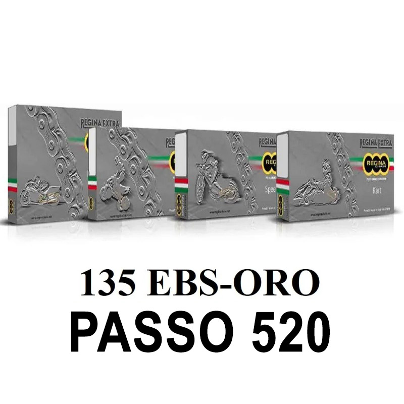 CHAIN QUEEN 135EBSOROO 110 MAGLIE PASSO 520 ORO     