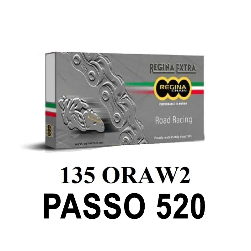 REINA DE LA CADENA 135ORAW2 124 MAGLIE PASSO 520 NERO     