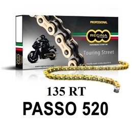 CHAIN QUEEN 135RT 100 MAGLIE PASSO 520 ORO     