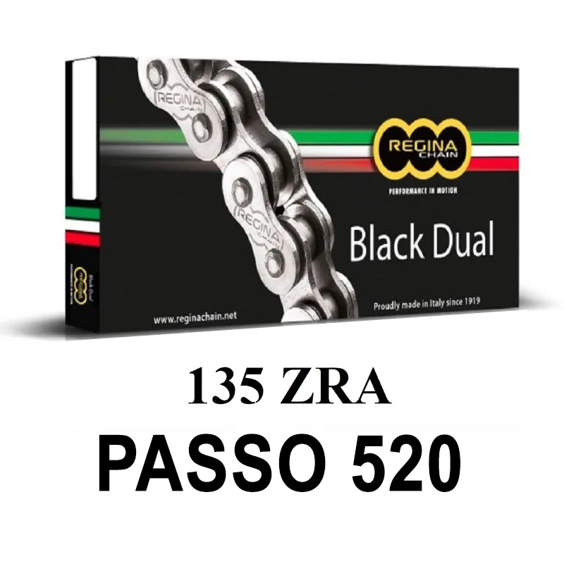 KETTENKÖNIGIN 135ZRA 102 MAGLIE PASSO 520 NERO     