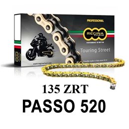 CHAIN QUEEN 135ZRT 122 MAGLIE PASSO 520 ORO     