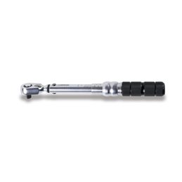 CLÉ DYNAMOMÉTRIQUE À ENCLIC 190 MM X 1÷5 NM INSERTS 1/4" AVEC CLIQUET RÉVERSIBLE - PRÉCISION DE SERRAGE DE 6 % DROITE ET GA