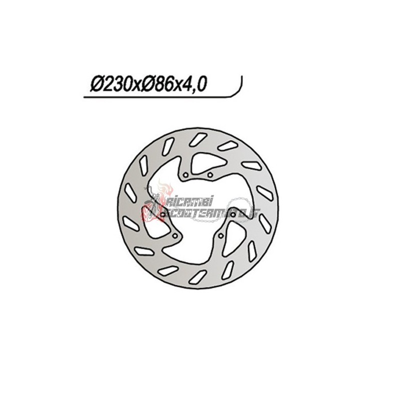 DISCO DE FRENO DELANTERO YAMAHA DT R 125 1989-1992