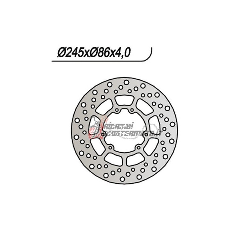 FRONT BRAKE DISC YAMAHA XT 350 1985-1995 FRONT BRAKE DISC YAMAHA XT 350 1985-1995