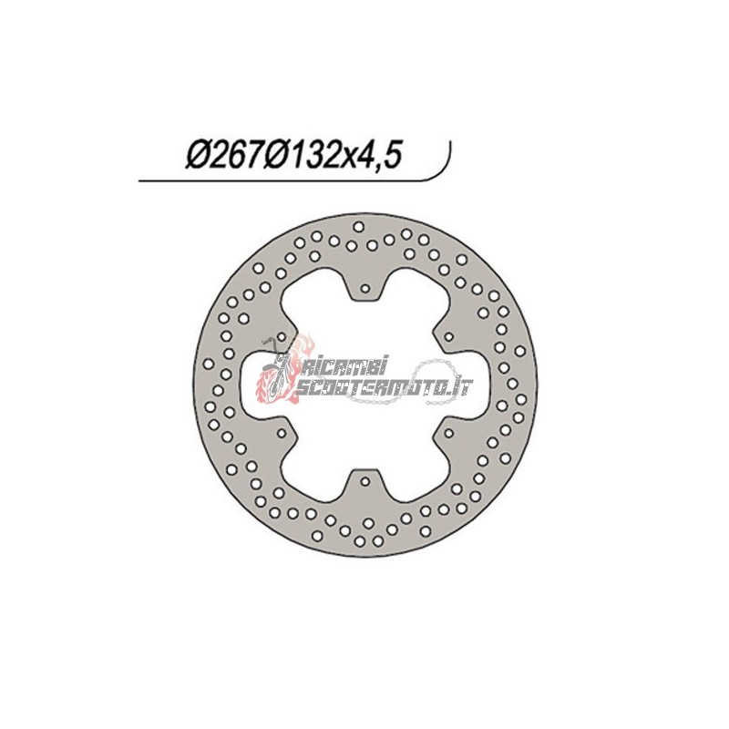 FRONT BRAKE DISC YAMAHA SRX 600 1988-1991