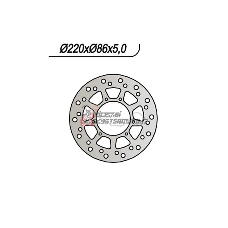 REAR BRAKE DISC YAMAHA XT 600 1987-1989 REAR BRAKE DISC YAMAHA XT 600 1987-1989