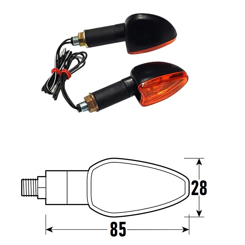 PAIR OF APPROVED BLACK ARROWS ARROW MODEL WITH ORANGE LENS BCR PAIR OF APPROVED BLACK ARROWS ARROW MODEL WITH ORANGE LENS BCR