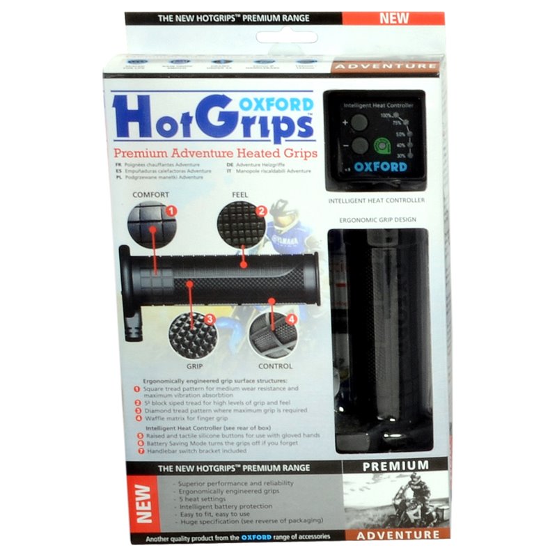 PREMIUM ADVENTURE OXFORD HEATED GRIPS PAIR    