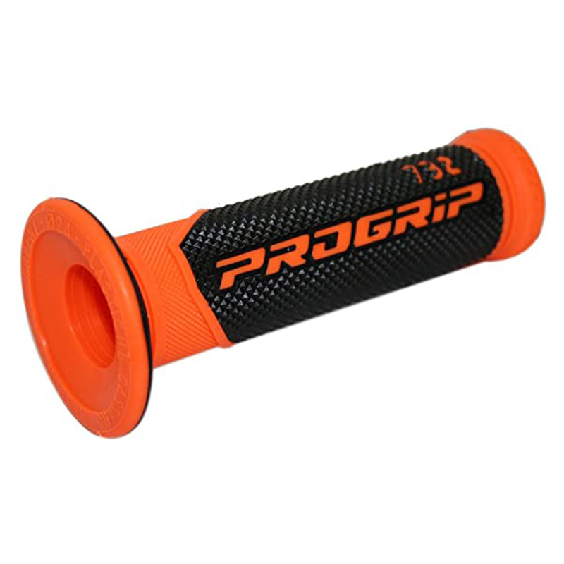 COPPIA DI MANOPOLE STRADA 732-OE-296 ARANCIO FLUO/NERO-DOPPIA DENSITÀ CON FORO COPPIA DI MANOPOLE STRADA 732-OE-296 ARANCIO FLUO/NERO-DOPPIA DENSITÀ CON FORO