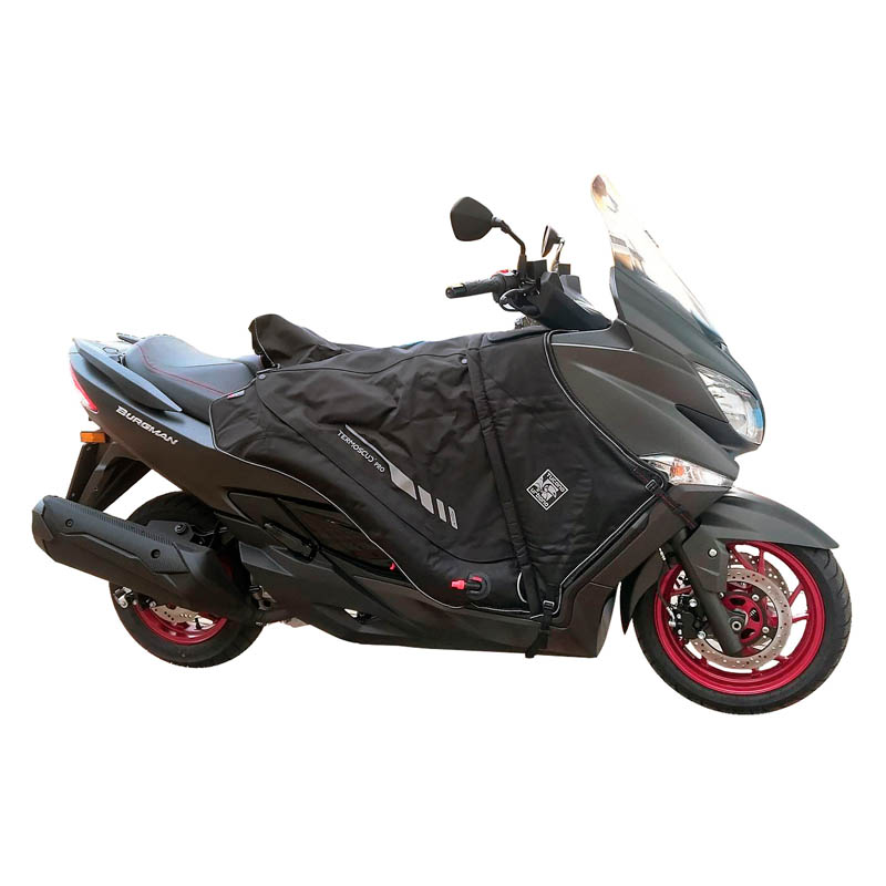 COUVRE-JAMBES POUR SCOOTER AVEC SYSTÈME 4 SAISONS TUCANO URBANO SUZUKI AN400 BURGMAN 400 2017-2022
